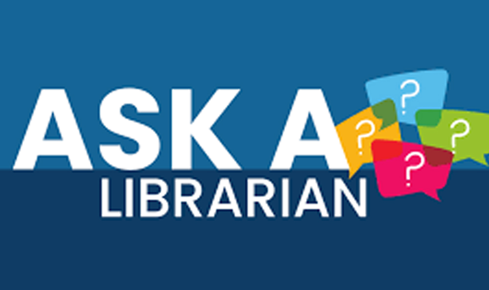 ask a librarian graphic